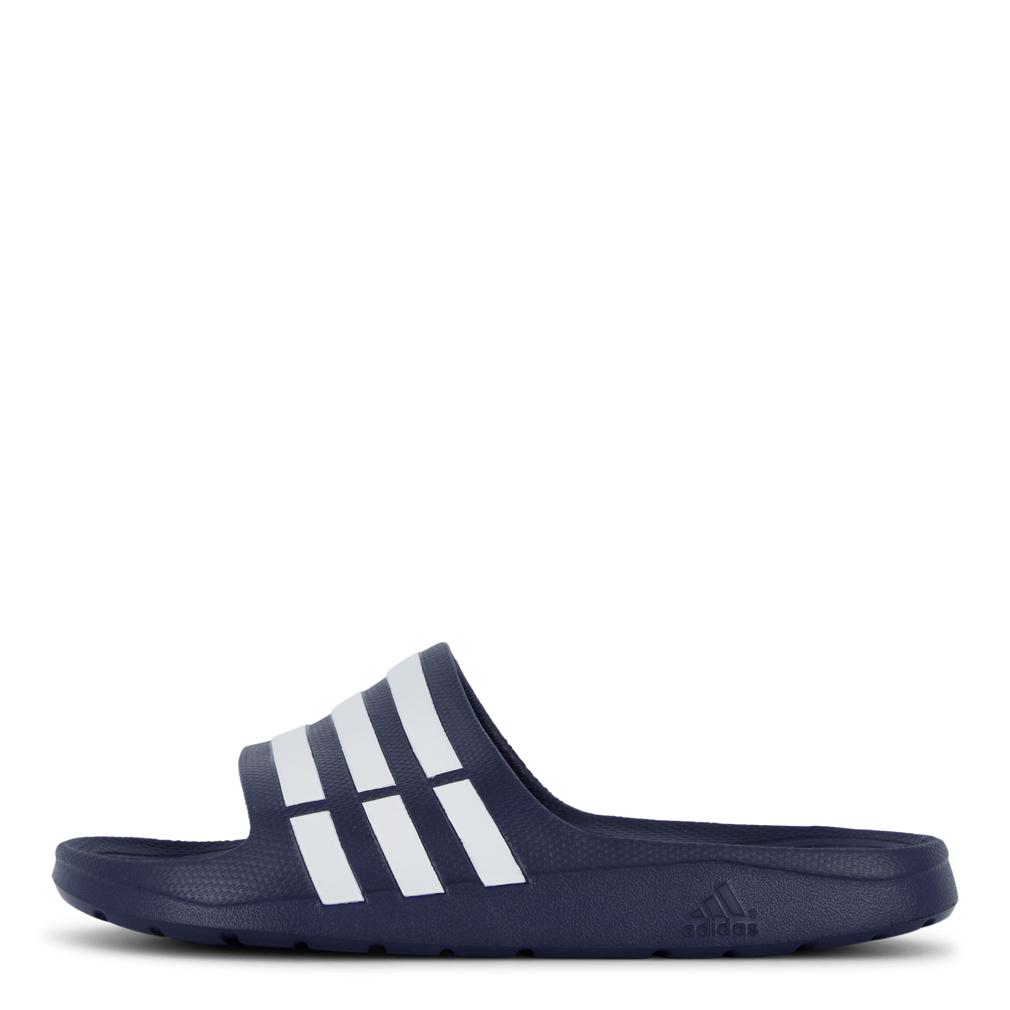 Duramo Slides Dark Blue / White / Dark Blue, Female, Schoenen, Sandalen en Sloffen, Slippers, Blauw, EU 36 2/3