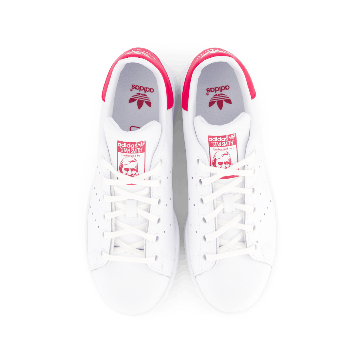 Stan Smith J Ftwr White/Bold Pink