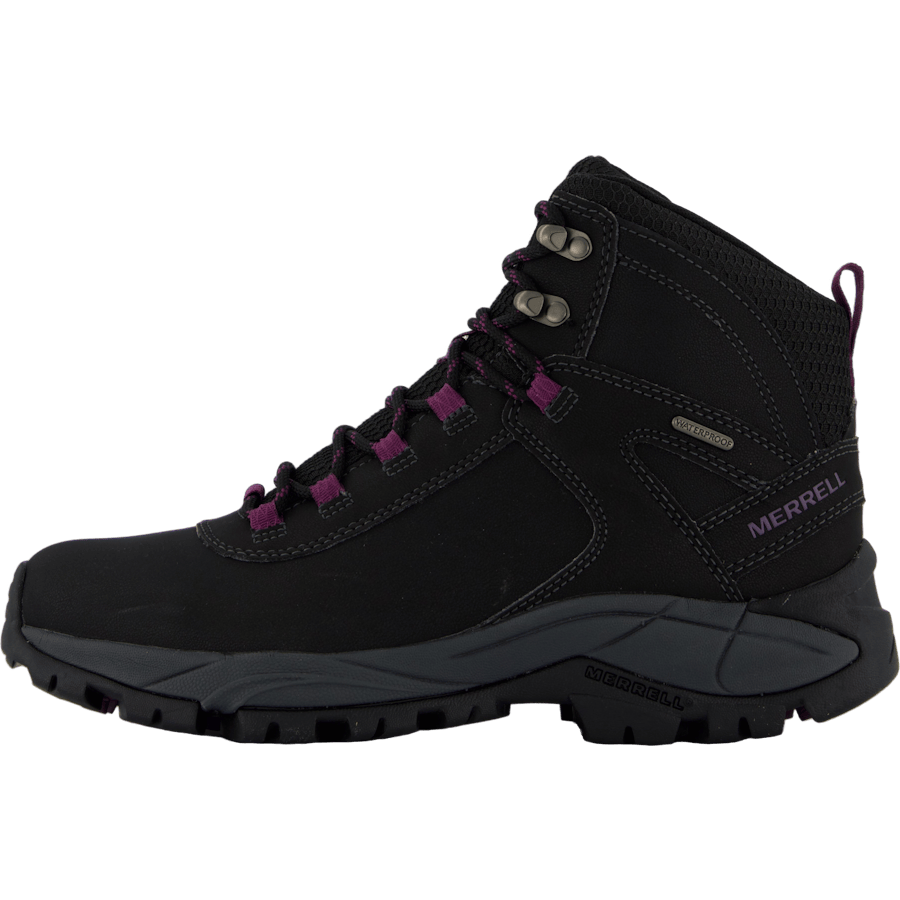 Vego Mid Leather WTPF Black/Gloxinia