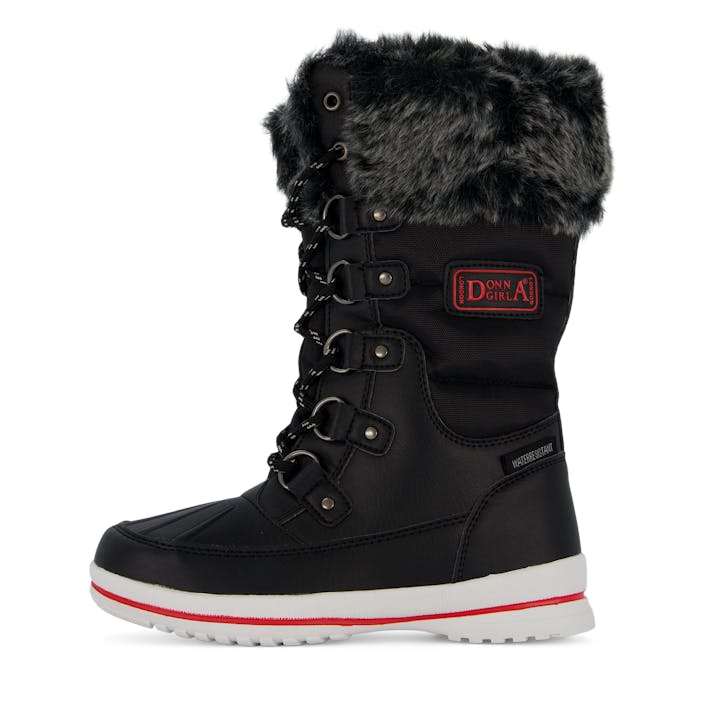 02037-01 Black, Unisex, Buty, Kozaki i Niskie botki, Buty zimowe, Szary, EU 35