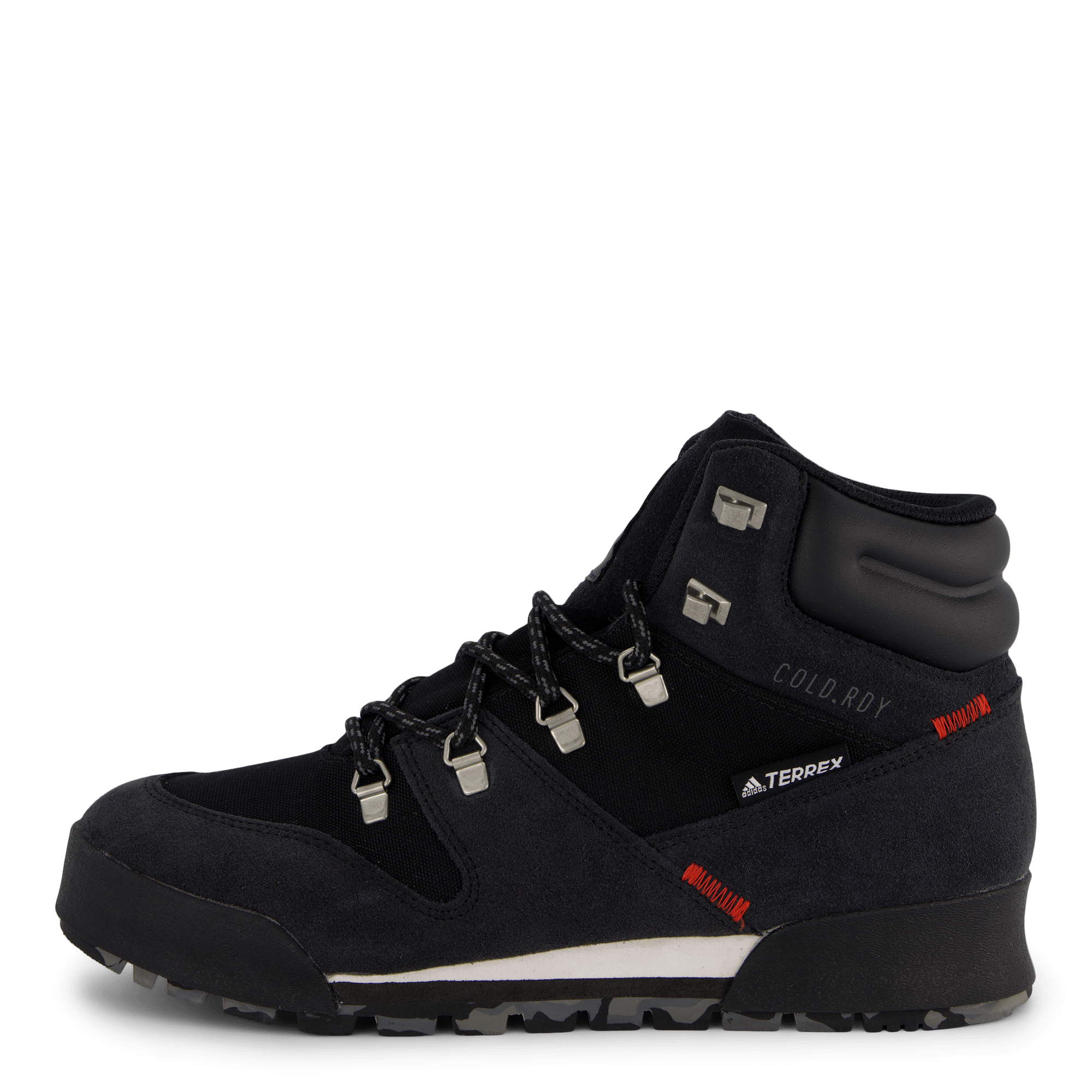 Terrex Snowpitch Core Black/core Black/scarlet, Male, Schoenen, Laarzen, sportschoenen, Zwart, EU 40