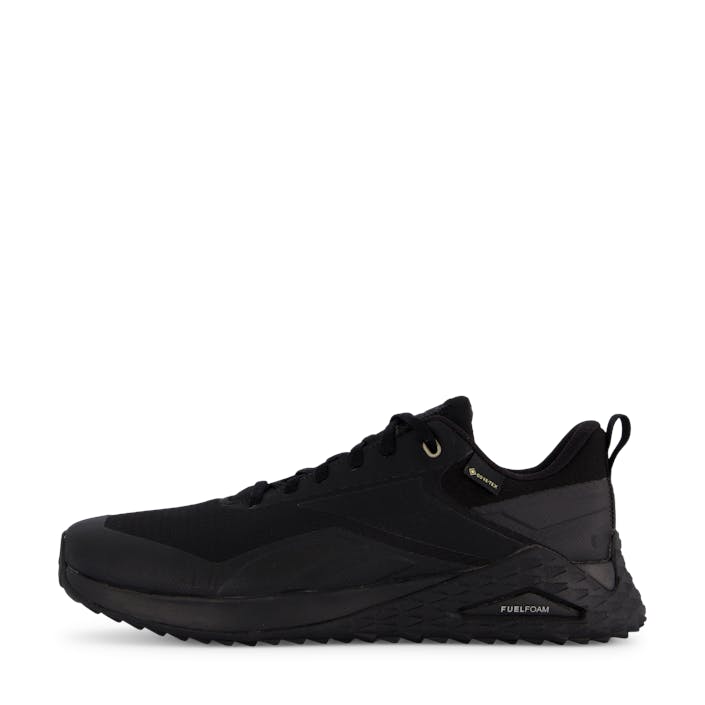 Trail Cruiser Gtx Black/black/moondust Met., Female, Buty, Sneakersy, Sneakersy, Czarny, EU 43