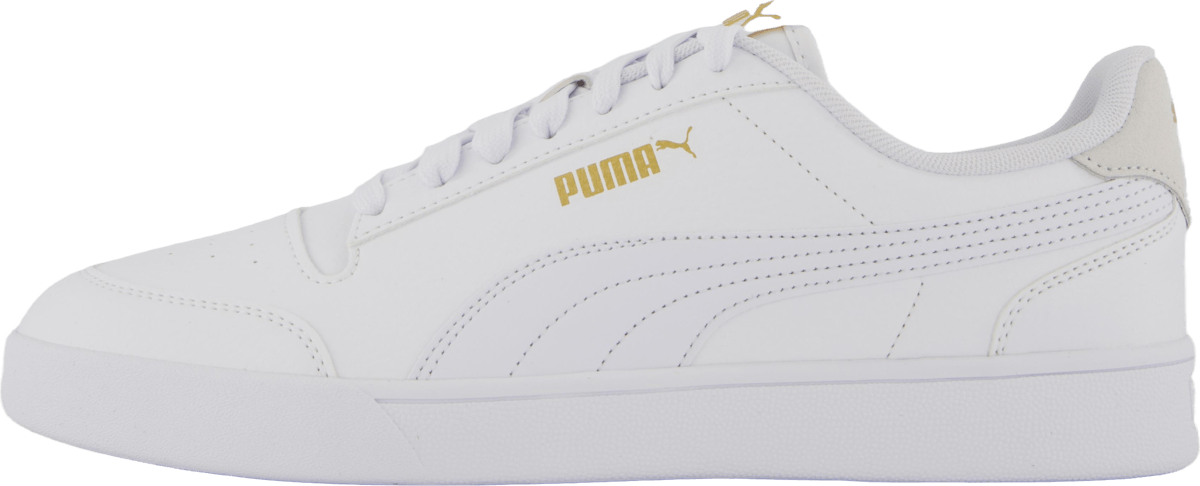 Puma Shuffle White-white-teamgold