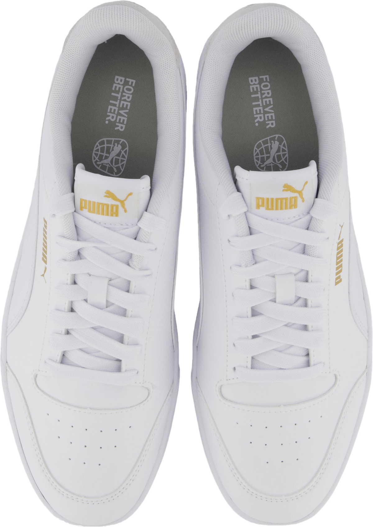 Puma Shuffle White-white-teamgold