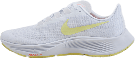 Wmns Air Zoom Pegasus 37 White/lt Zitron-bright Mango, Female, Schuhe, Turnschuhe & Sportschuhe, Weiß, EU 38