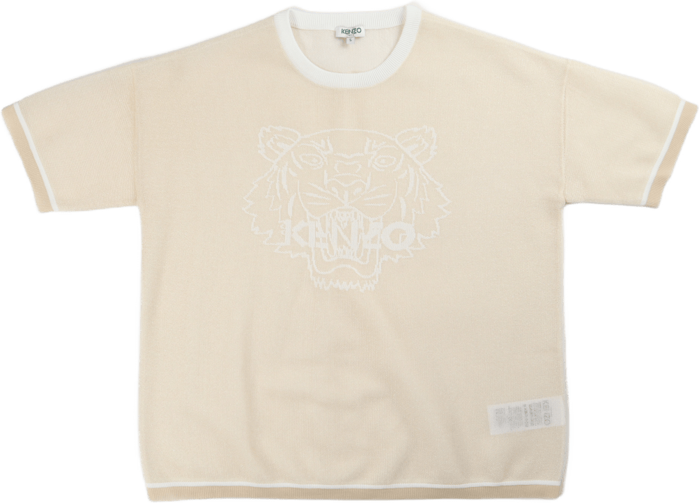 Knit Tiger T-shirt White