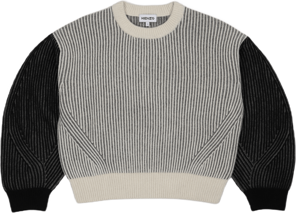 Fisherman Crew Neck White