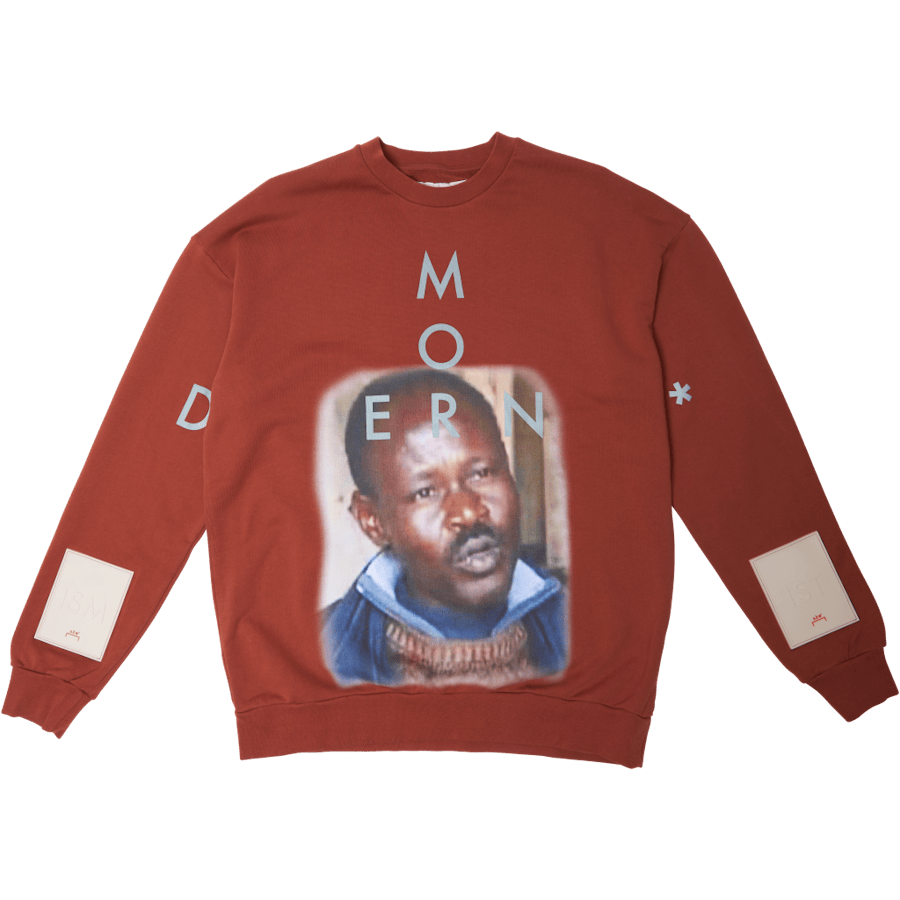 Modern Crewneck Red