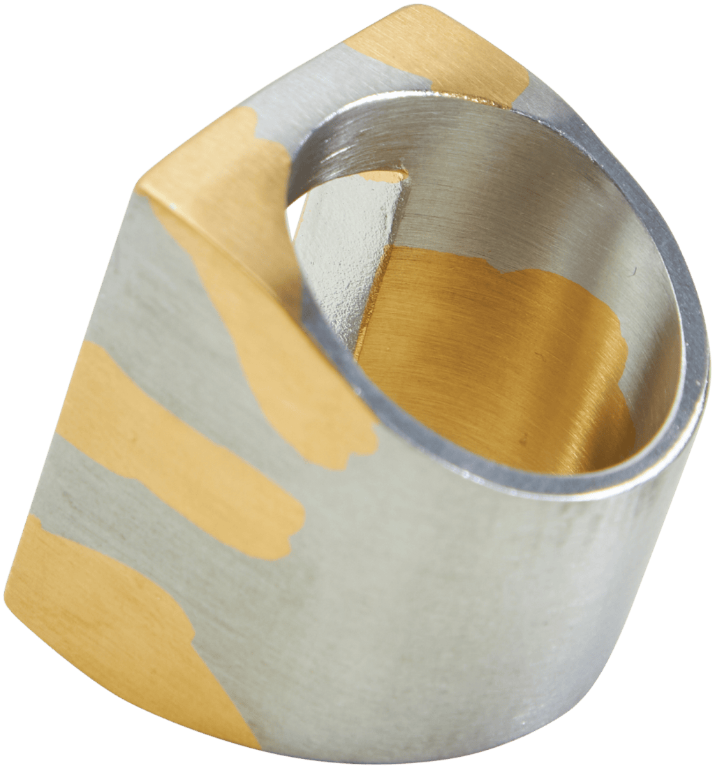 Oversize Ring Gold - Bild 2