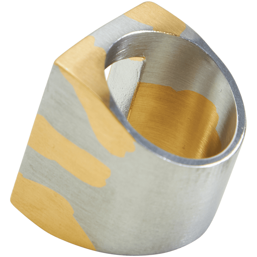 Oversize Ring Gold - Bild 2