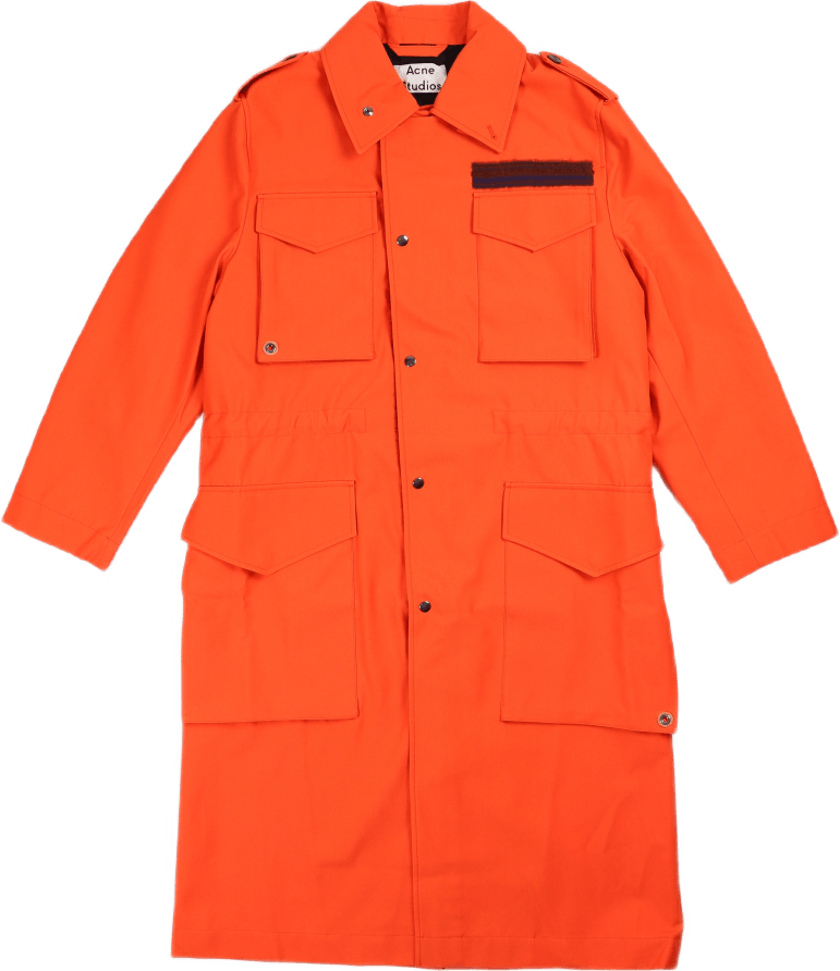 Long Parka Orange, Male, Abbigliamento, giacche, Arancia, 52