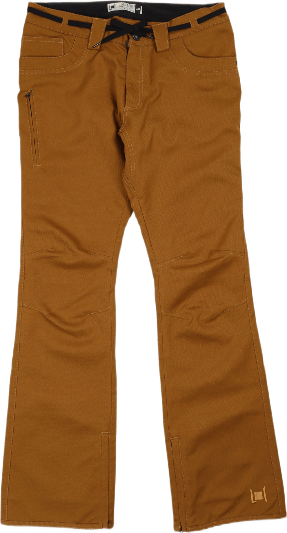 Heartbreaker Twill Brown, Female, Odzież, Spodnie, Brązowy, S