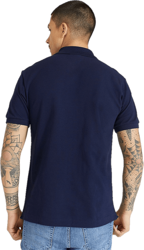 Classic Pique Polo, Male, Klær, Tops, Blå, XL