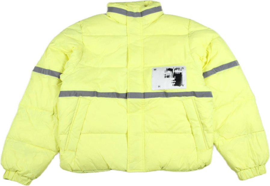 Reflective Down Jacket Yellow