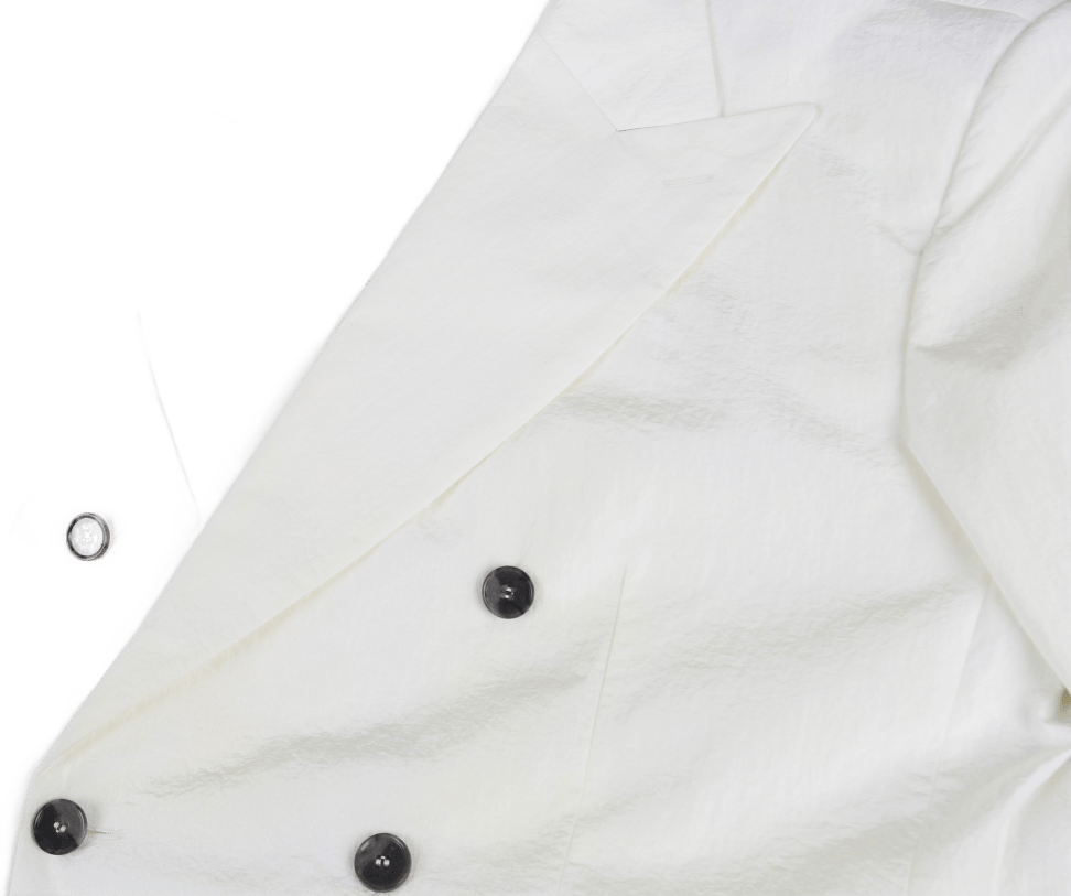 90s Nylon Blazer White - Bild 4