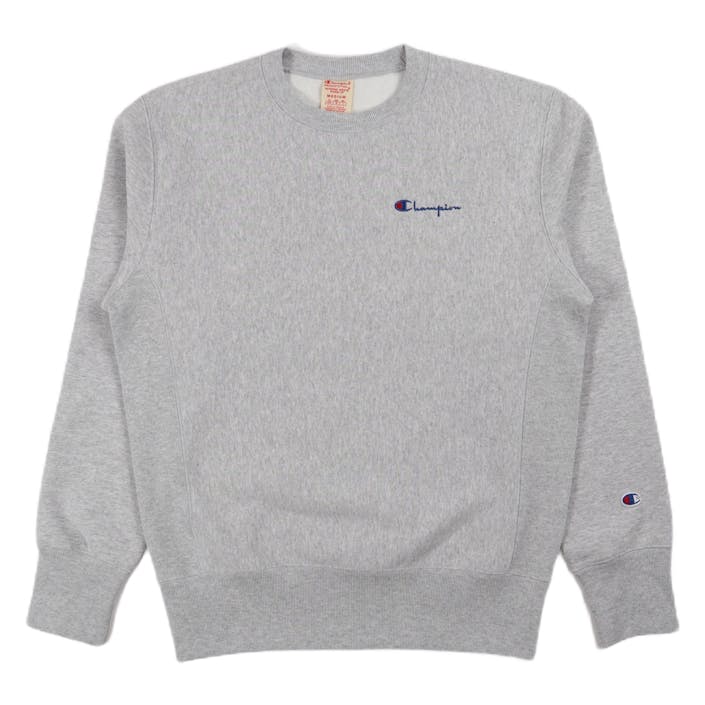 Small Script Crewneck Sweatshi Gray, Male, Kleding, hoodies en sweatshirts, Grijs, M