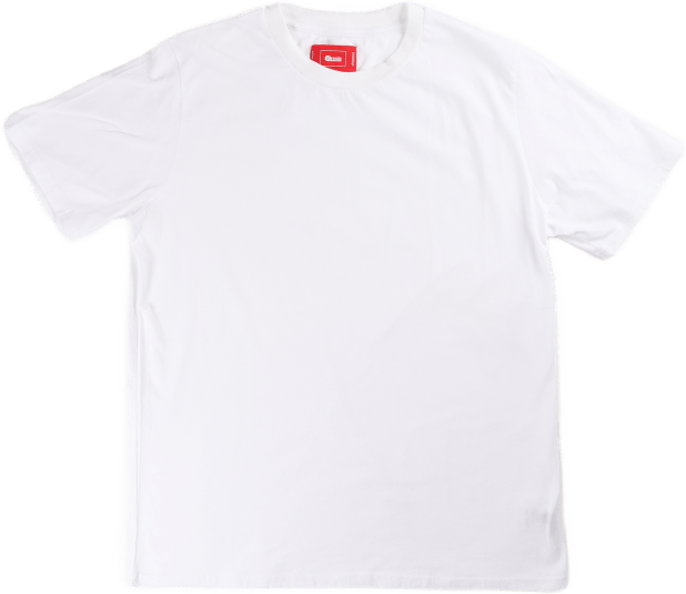 Blank Tee White, Unisex, Vêtements, manche courte, Blanc, XL