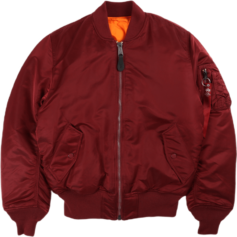 Ma-1 Original Oversized Red, Male, Odevy, bundy, Červená, S