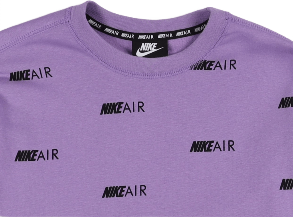 Wmns Printed Fleece Crewneck Pink - Bild 3