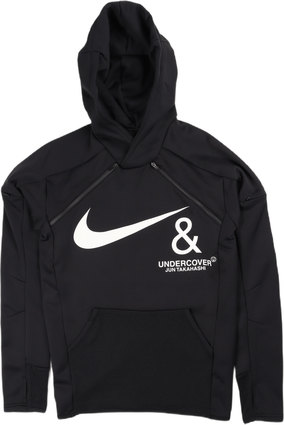 X Undercover Nrg Hoodie Black, Male, Odevy, Tops, Čierna, XS