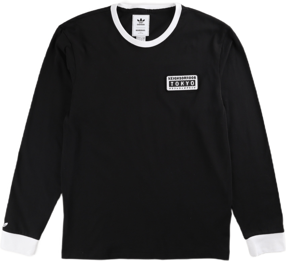 Nh Long Sleeve Logo Tee Black