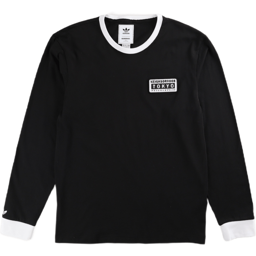 Nh Long Sleeve Logo Tee Black