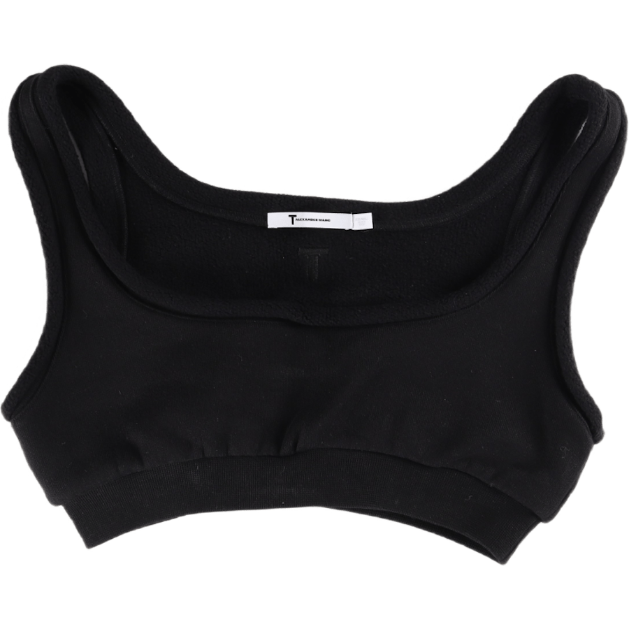 Fleece Bralette Black