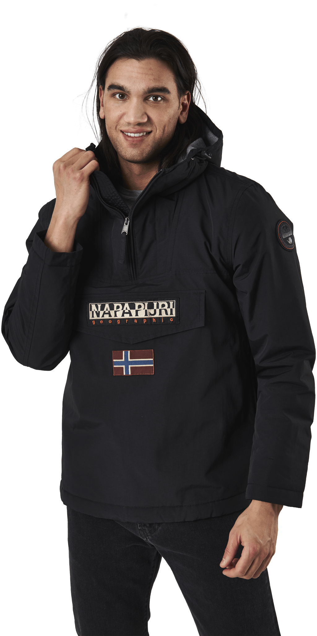 Rainforest Winter Jacket Black, Male, Odzież, kurtki, Czarny, S