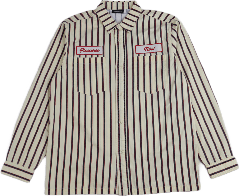 Gas Station Button Up Shirt White, Male, Kleding, jassen, Multi kleur, L
