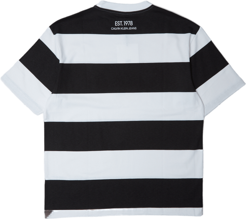 Striped Logo Tee White - Bild 2
