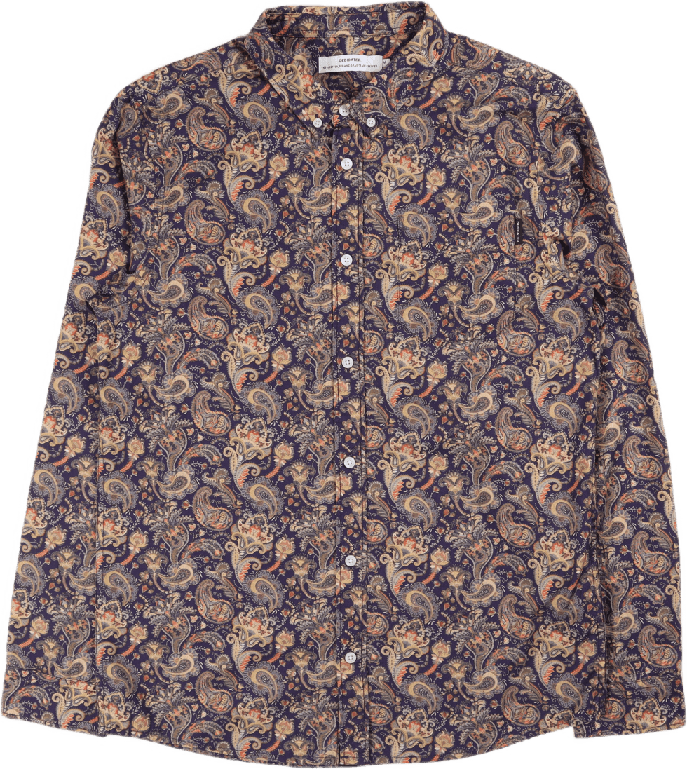 Bold Paisley Shirt Blue