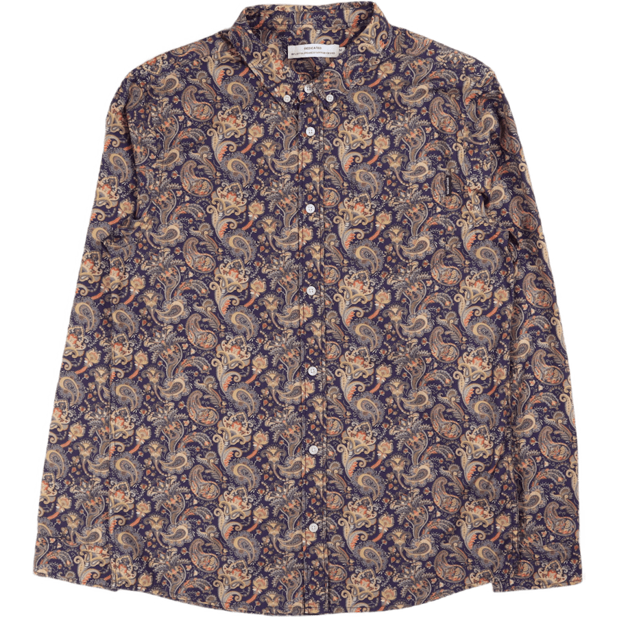 Bold Paisley Shirt Blue