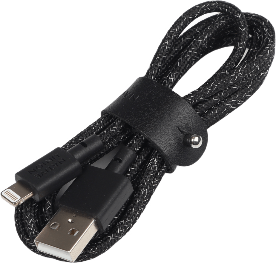Belt Cable (1,2m) Black, Unisex, Utrustning, Tillbehör, Svart, ONESIZE