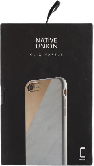Clic Marble Metal Iphone 7 Cas White - Bild 2