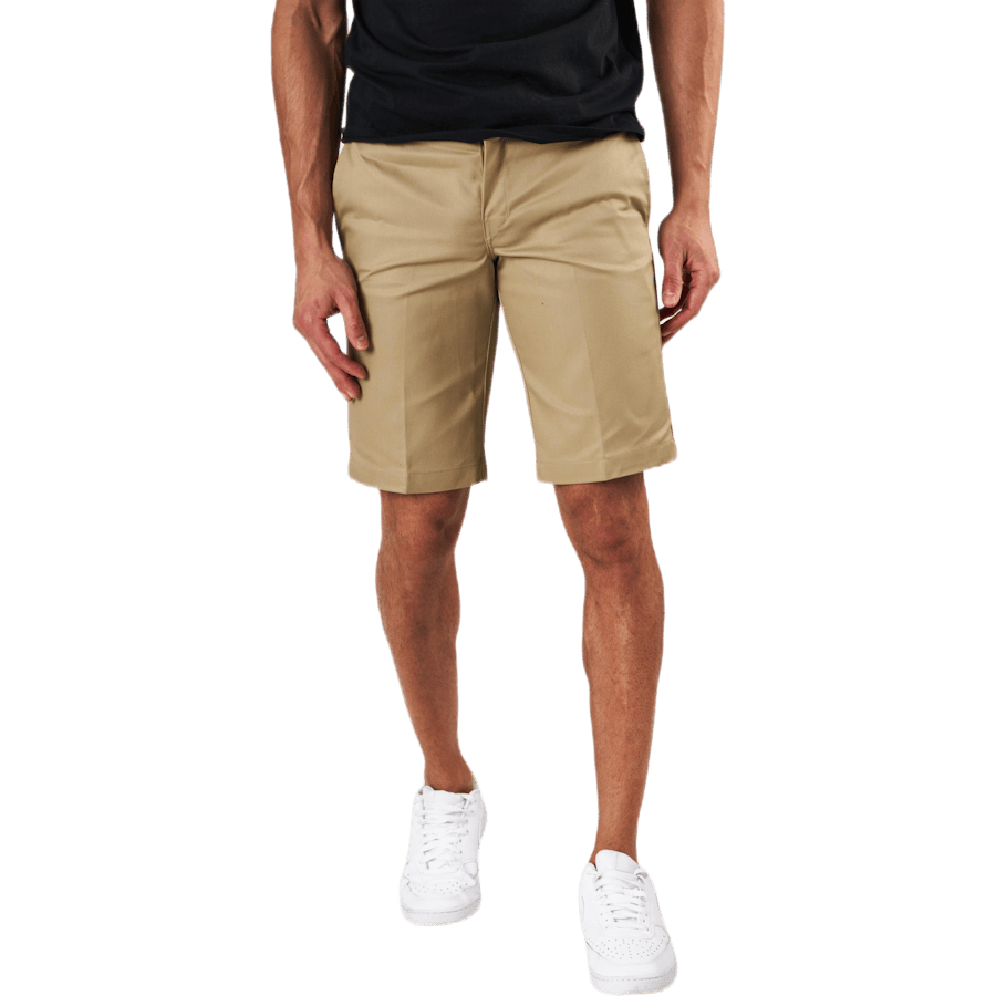 11´ Slim Straight Work Shorts Khaki