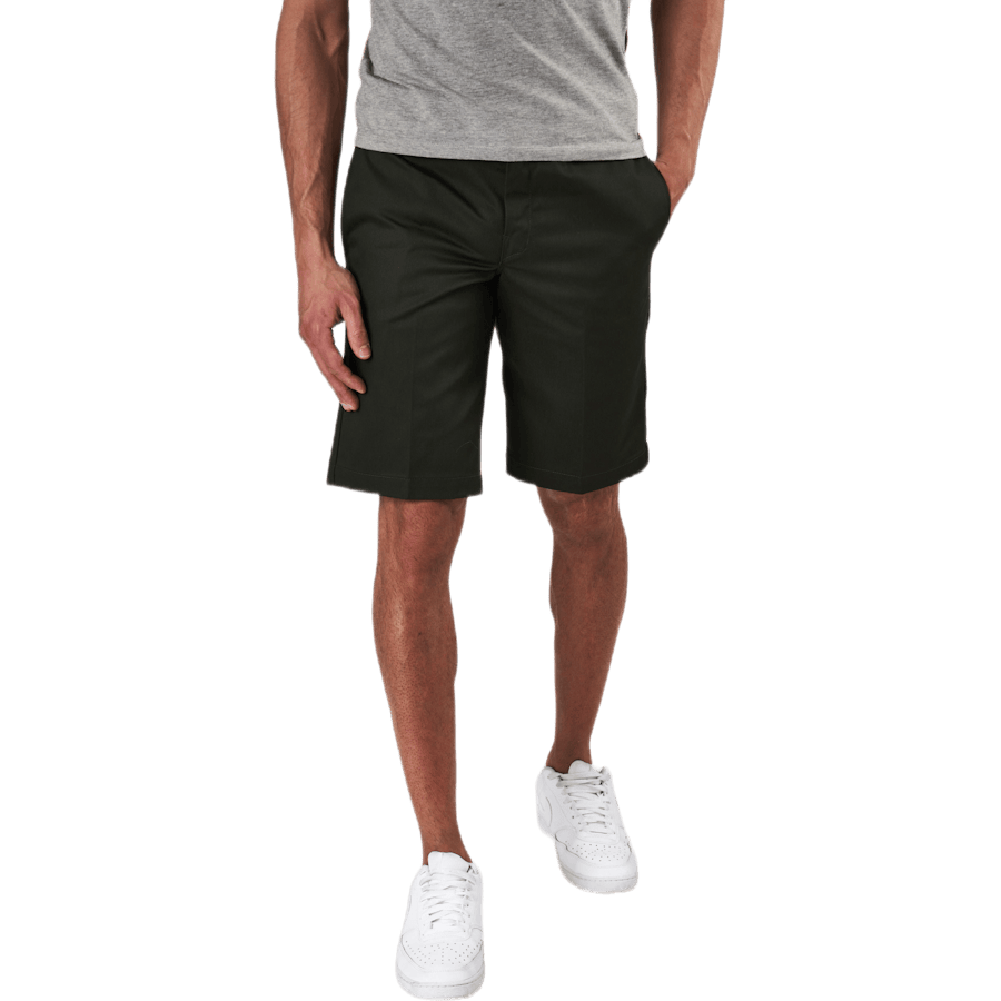 11´ Slim Straight Work Shorts Green