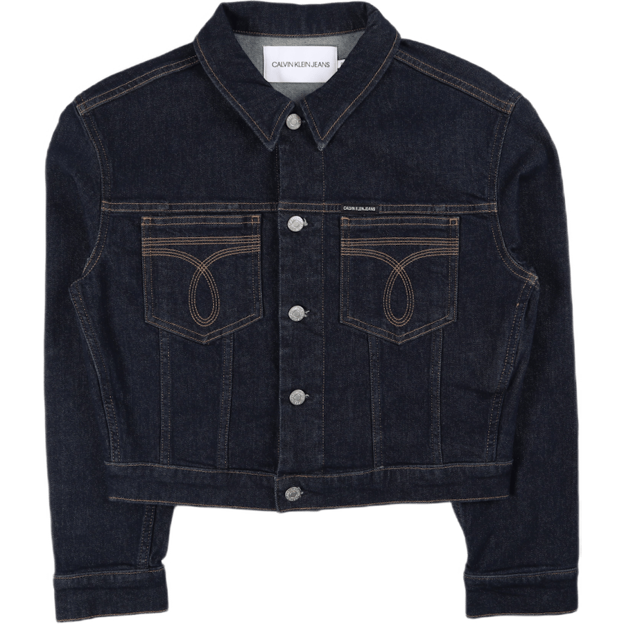 Cropped Omega Trucker Blue