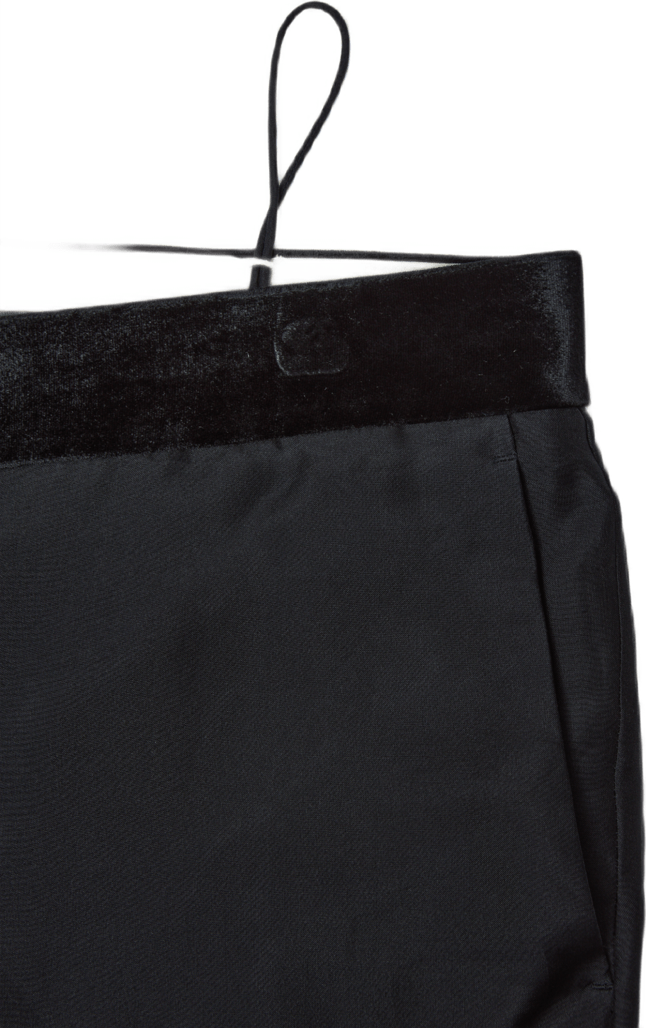 Straight Leg Organza Pant Blac Black - Bild 3