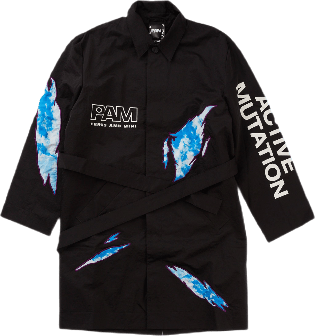 Fly High Trench Coat Black