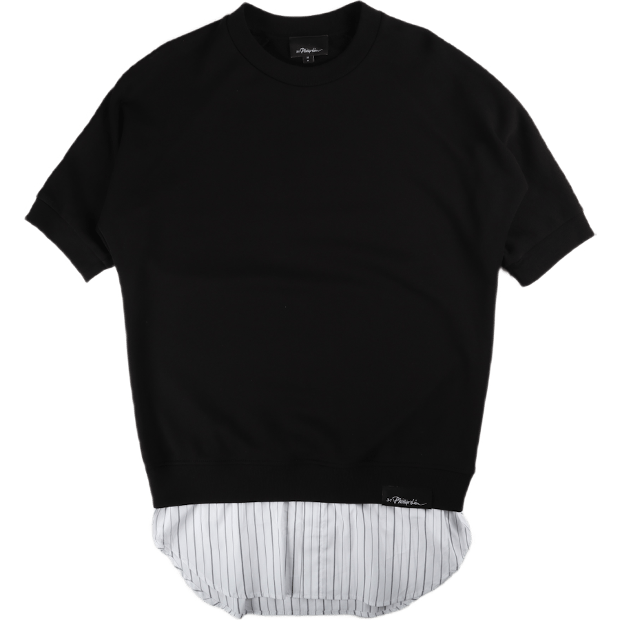 Poplin Tail Sweatshirt Black