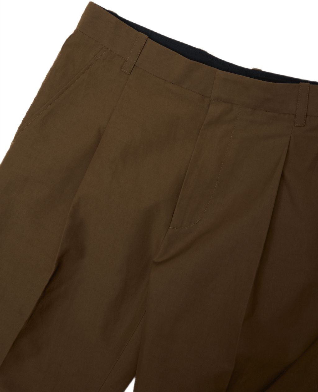 Single Pleat Pant Brown - Bild 3