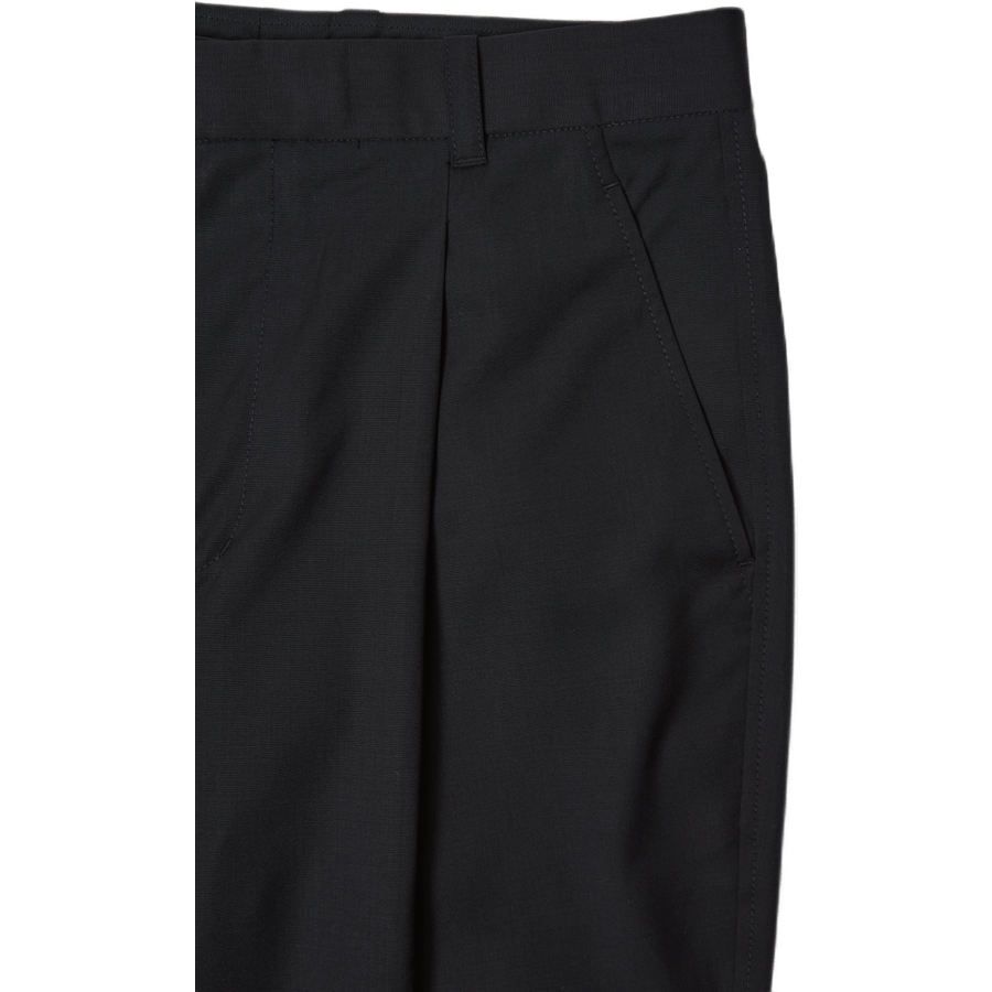 Single Pleat Tapered Trouser Black - Bild 2