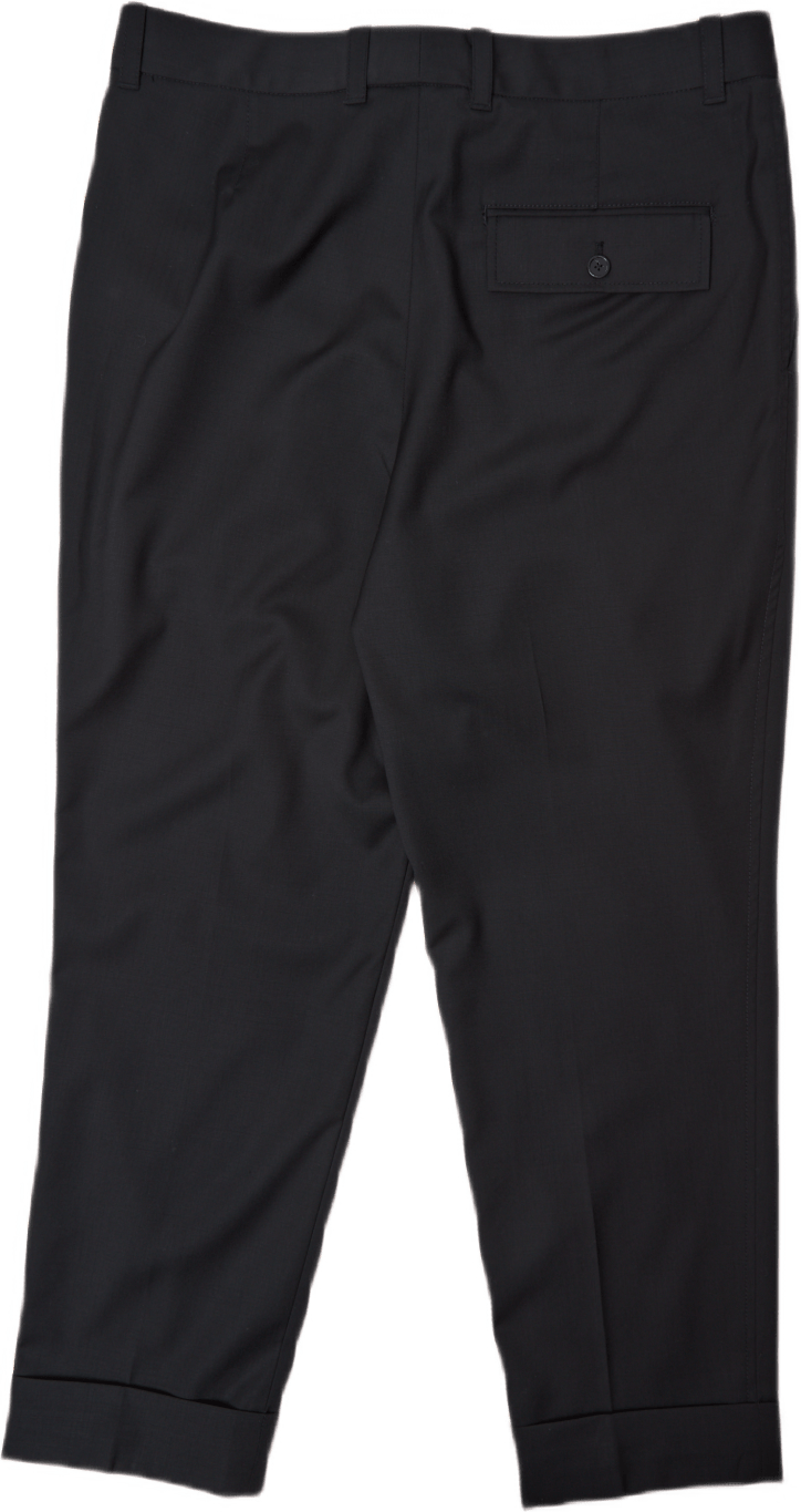 Single Pleat Tapered Trouser Black - Bild 4