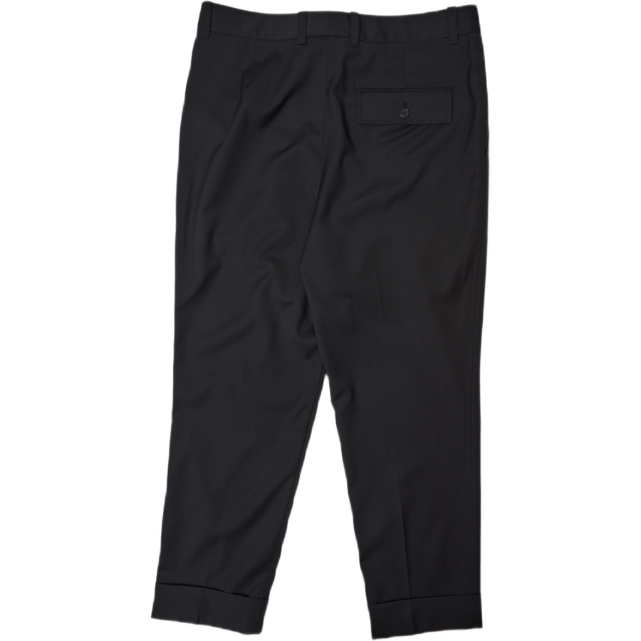 Single Pleat Tapered Trouser Black - Bild 4