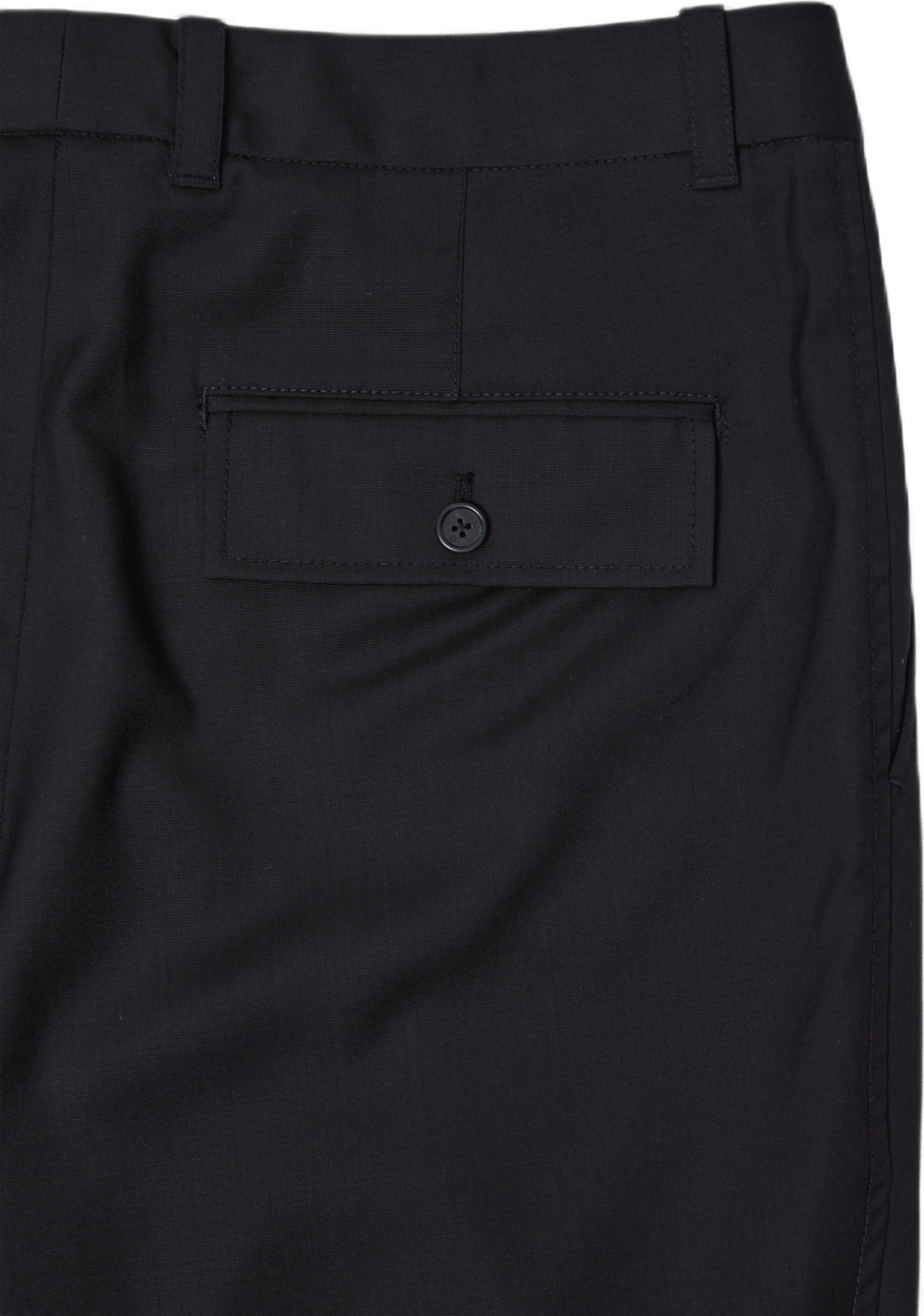 Single Pleat Tapered Trouser Black - Bild 5