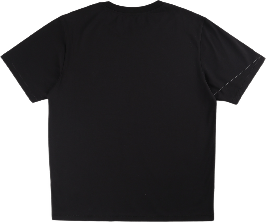Contrast Topstitch T-shirt Black - Bild 2