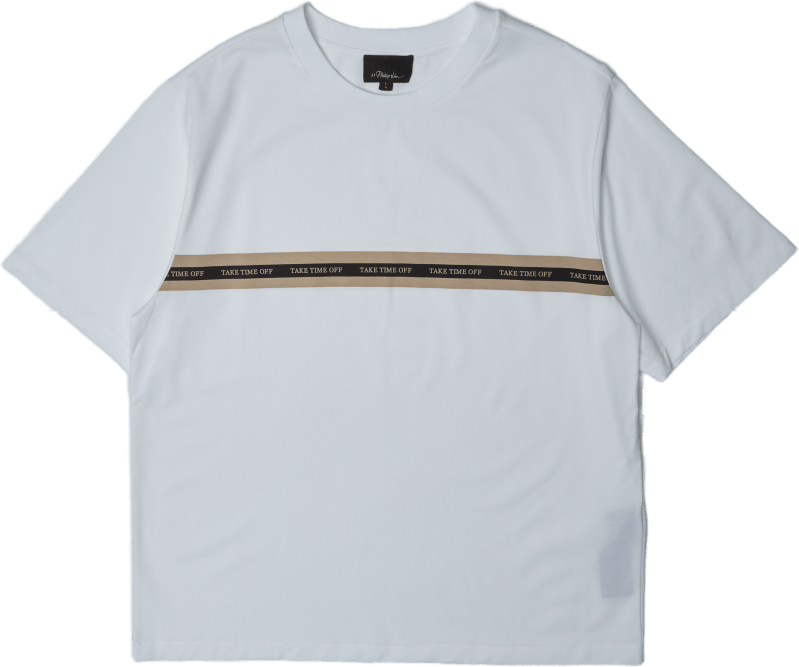 Box Cut Tee W Print White