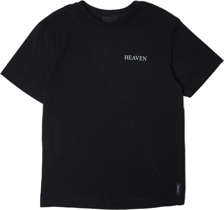 Patchwork Graphic T-shirt Black