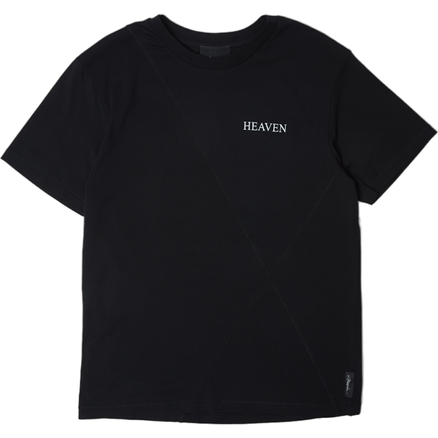 Patchwork Graphic T-shirt Black