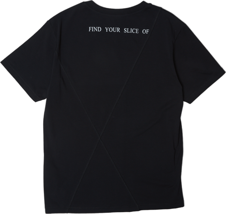 Patchwork Graphic T-shirt Black - Bild 2